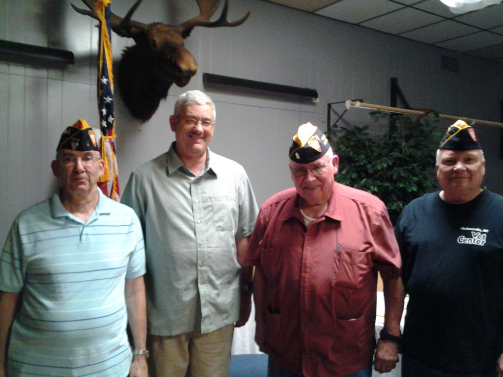 S/M'S ROGERS, MIETHKER (NEW MEMBER), BOGGS AND SIVERSON AT THE BRANCH MEETING ON 14 APRIL 2015